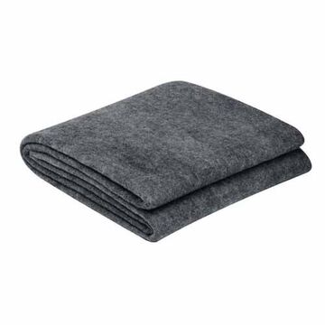 Couverture souple, polyvalente, 60 pouce de wd x 84 pouce de lg, 100% fibres multi-mélanges, gris