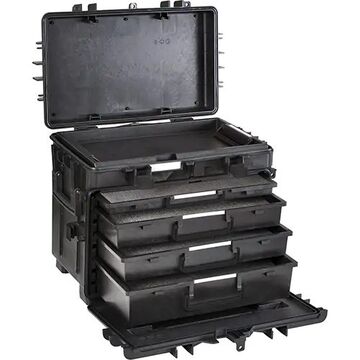 Industrial Tool Chest With 8 Drawers Black