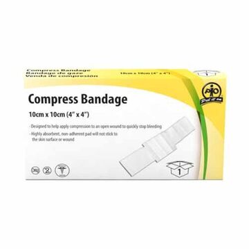 Compression Bandage, 10 cm wd x 10 cm lg