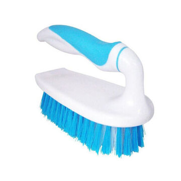 Brosse à récurer, poignée en plastique,