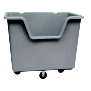 Easy Access Starcart, 900 lbs, 27 in wd x 41 in lg x 32 in ht Inside, 31 in wd x 46 in lg x 39 in ht Outside, Gray/Blue