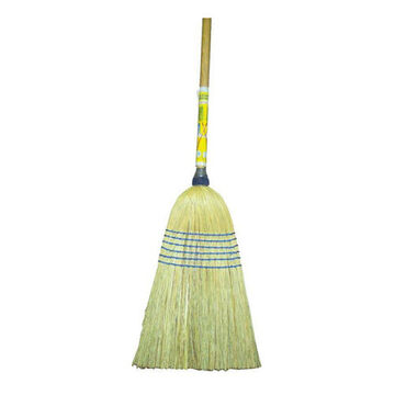 Allpurpose Corn Broom, 1 in dia Handel, 56 in lg