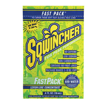 Sports Drink, 0.6 oz, Packet, Powder, Lemon-Lime