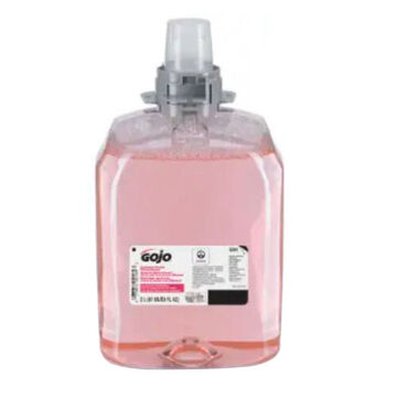 Mousse nettoyante pour les mains, 2000 ml, bouteille, liquide, comme des fruits, transparent, rose pâle, 5.3 à 6.7