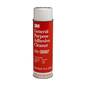 Adhesive Cleaner, General Purpose, 15 oz, Can, Liquid, Solvent