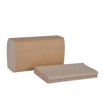 Embossed Sheet Towel, Paper, Single Fold, 5.1 in wd x 9.1 in lg, Recycled Fiber