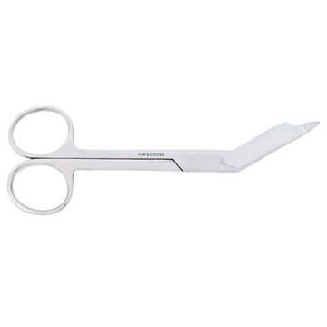 Bandage Scissor, Angled, 11.4 cm lg, Angled Cutting, Stainless Steel