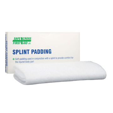 Splint Padding, 4 in wd x, 8 in lg, White