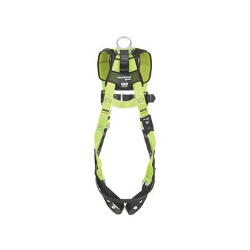 Harness Full Body, Universal, 420 Lb Capacity, Green, Stretchable Polyester