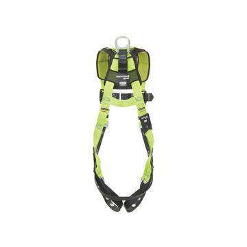 Full Body Harness, Universal, 420 lb Capacity, Green, Stretchable Polyester