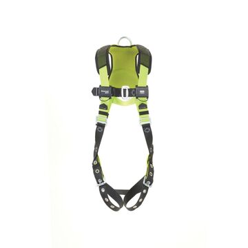 Harness Full Body, 2xl, 420 Lb Capacity, Green, Stretchable Polyester