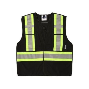 Surveyor Vest Open Road  Non Fire Resistant Black