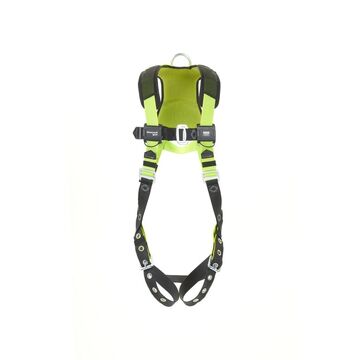 Harness Full Body, S/m, 420 Lb Capacity, Green, Stretchable Polyester