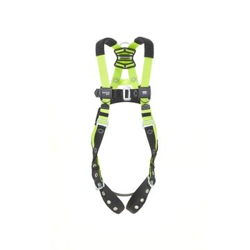 Fall Arrest Harness, Universal, 420 lb Capacity, Green, Polyester