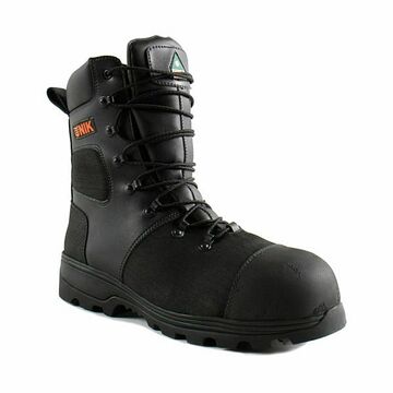 Bottes de sécurité noire 8po semelle glace sèche