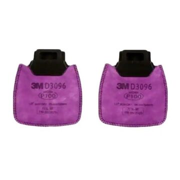 3m™ Secure Click™ Particulate Filter With Nuisance Level Acid Gas Relief D3096, P100