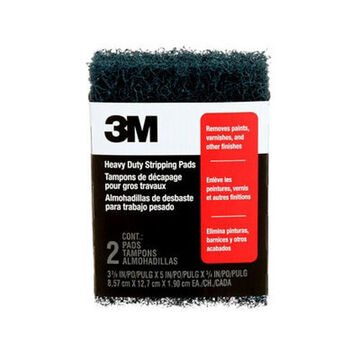 Stripping Pad Heavy-duty, 3.375 In Wd X 5 In Lg, Fibre Resin