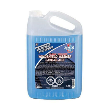 Washer Fluid, 3.78 l, Liquid, Pungent, 8 to 11 Ph