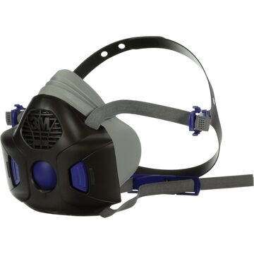 Reusable Half Facepiece Respirator, Small, Dark Gray