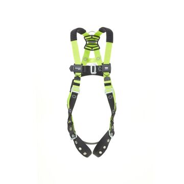 Fall Arrest Harness, Universal, 420 lb Capacity, Green, Polyester