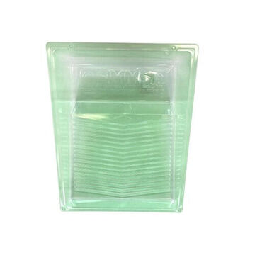 Liner Paint Tray, 9-1/2 In, 4 L, Plastic, Green, T-2005 Tray