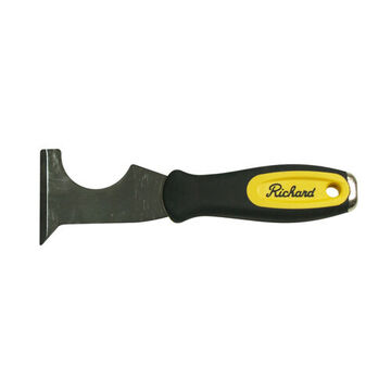 Combination 6-in-1 Paint Tool, 2-3/8 in wd, 0.05 to 0.065 in thk, High Carbon Steel Blade, Santoprene Handle