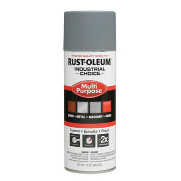 Multi Purpose Spray Primer, 12 oz, Aerosol Can, Liquid, Gray, Flat