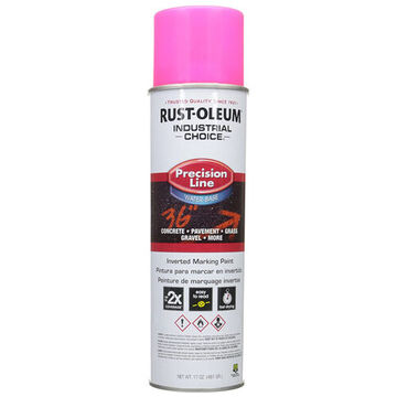 Water-based Precision Line Inverted Marking Paint, 17 oz, Aerosol Can, Solvent Like