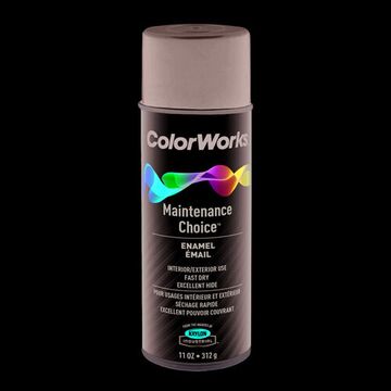 Multi Purpose Spray Paint, 454 g, Aerosol Can, Liquid, Industrial Grey, Flat