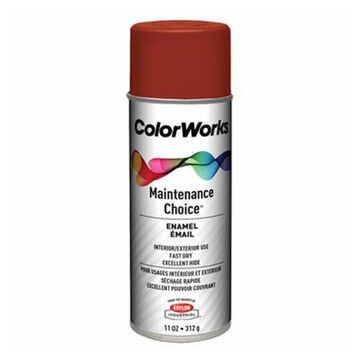 Multi Purpose Spray Paint, 454 g, Aerosol Can, Liquid, Red Oxide, Gloss