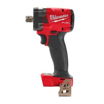 Compact Impact Wrench, Forged Steel/Plastic/Rubber, 1/2 in Drive, Standard/Square/Straight, 2400 rpm, 3500 bpm, 250 ft-lb