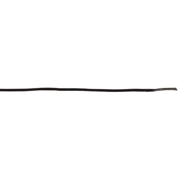 Lacets ronds 72po noir polyester