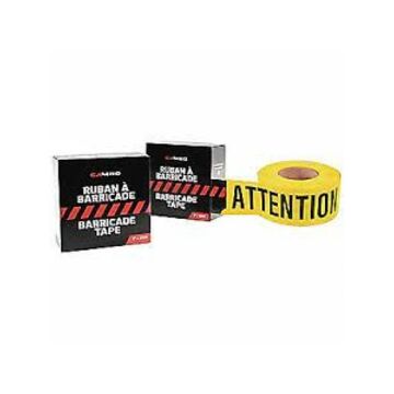 Barricade Tape Attention Yellow 2mil