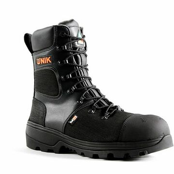 Bottes de sécurité noire 8po semelle glace sèche