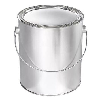 Paint Can, 1 gal, 5-1/2 in ID, 6-5/8 in OD, 7-5/8 in Ht, Tin Plate