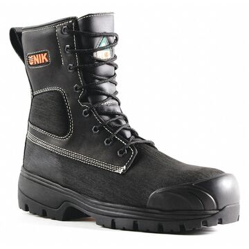 Bottes de sécurité noire 8po semelle glace sèche