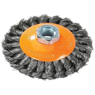 7x5/8 Saucer Cup Brush Wire Wheel