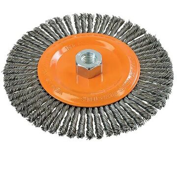 6-7/8 X 1/4 X 5/8 Knotted Wire Brush Steel