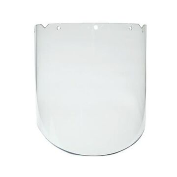 Visor Heavy-duty Purpose Mesh, Clear, Polycarbonate, 9-1/4 In Ht, 17 In Ht