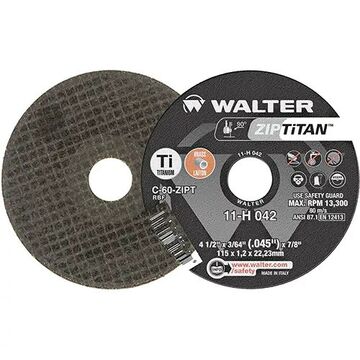 4-1/2x3/64 Zip Titan Cutting Wheel 