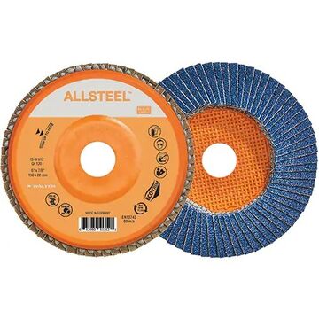 6in X 7/8in Gr 120 Allsteel Flap Disc