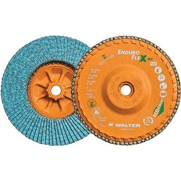 6in X 5/8in-11 Gr 60 Enduro Flex Alu Spin-on Flap Disc