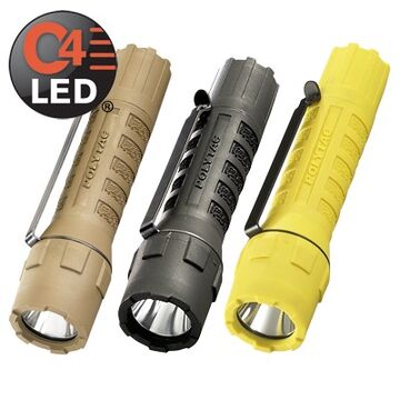 All Purpose Flashlight, LED, Polymer, 600/250/35