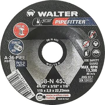 6 X 3/32 Pipefitter Grinding Wheel