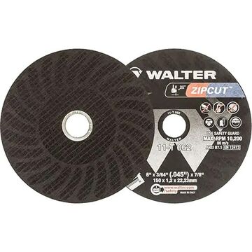 Cut-off Wheel 6x3/64x7/8 Zipcut Reinforced Aluminum Oxide