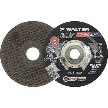 6x5/64 Right Angle Grinder Reinforced Cut-off Wheels - Combo Zip