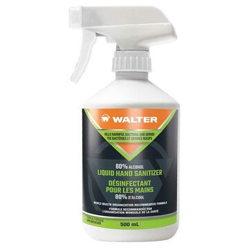 Walter Can Hand Sanitizer 80 Percent Alcohol 500ml