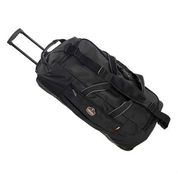 Grand sac d'équipement à roulettes, noir, polyester 1200D, 14 po x 32,5 po x 12,5 po