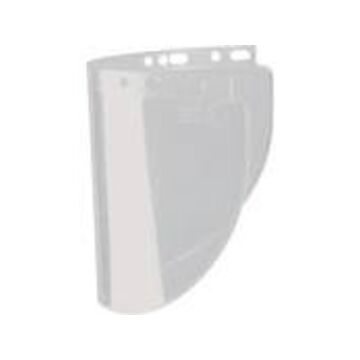 Faceshield Window, Clear, Propionate, 8 in ht, 16-1/2 in ht