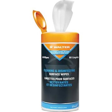 Heavy Duty Cleaner Degreaser Disinfectant Surface Wipes 80ct